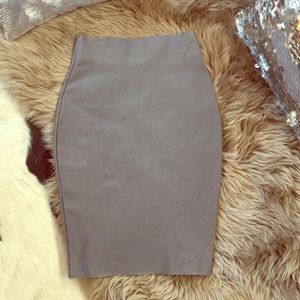 Silver Bandage Skirt | NEW